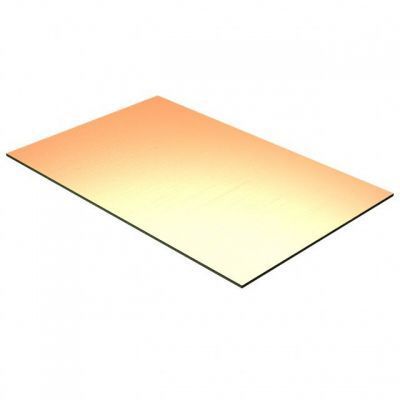 10x15 Cm Tek Taraflı Bakır Plaket