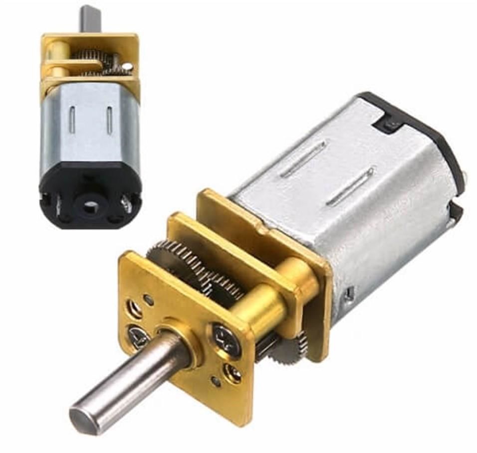 6v 2000 Rpm N20 Redüktörlü Dc Motor - (Hızlı Çizgi İzleyen Robot Motoru)