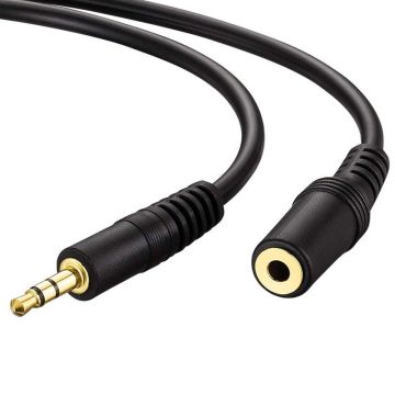 3.5 mm Stereo Erkek/Dişi 1.5 Metre Kulaklık Uzatma Kablo Elektromer
