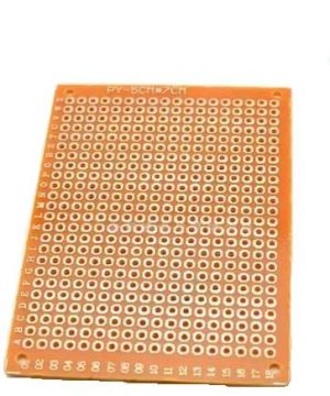 5x7 cm Delikli Bakır Plaket - Delikli Pertinaks