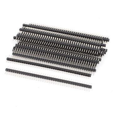 40 Pin Tek Sıra Erkek Header 2 mm - Siyah