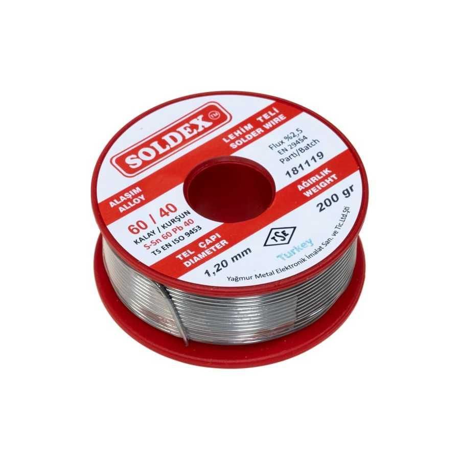 Soldex 200 Gram 1.20 mm Lehim Teli