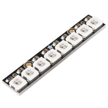 Neopixel 8 Rgb Led - Neopixel Stick - 8'li Ws2812 5050 Rgb Led