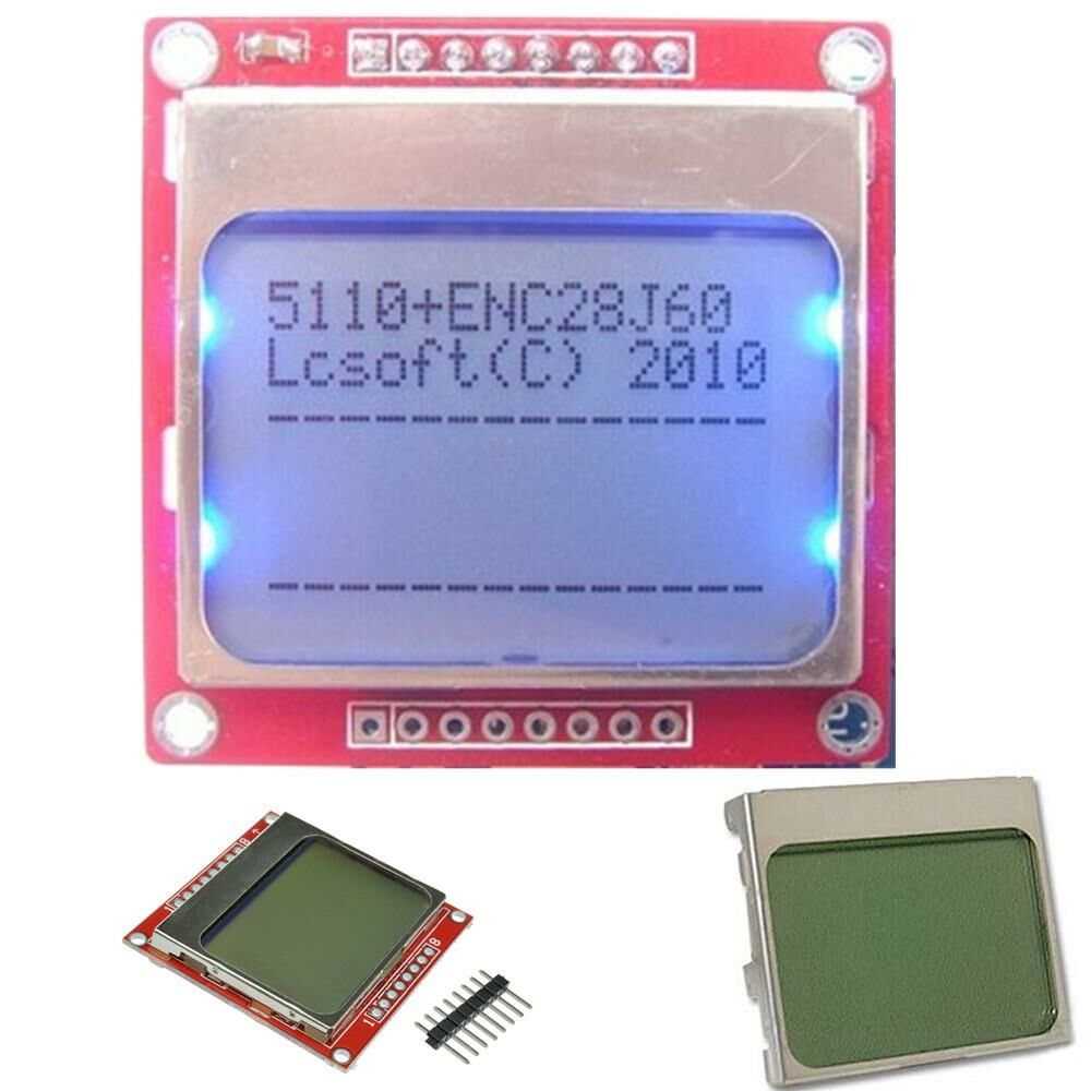 Nokia 5110 Lcd Ekran - Mavi Aydınlatmalı - Kırmızı Model
