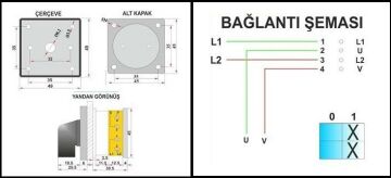 1x10a Pako Şalter Kilitli Opaş