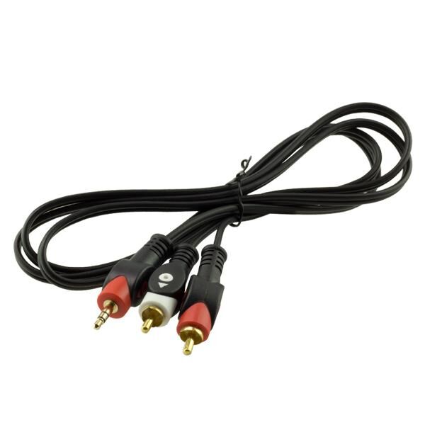 2 RCA Erkek + 3.5mm Stereo Erkek 1.5 Metre 1.Kalite Kablo 9486