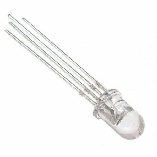 5mm Şeffaf Rgb Led - 4 Bacaklı Ortak Katot