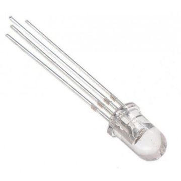 5mm Şeffaf Rgb Led - 4 Bacaklı Ortak Katot