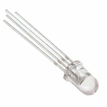 5mm Şeffaf Rgb Led - 4 Bacaklı Ortak Katot