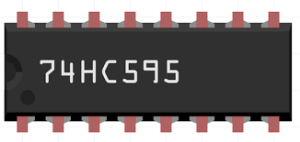 74HC595 - 8-Bit - Shift Register Entegresi