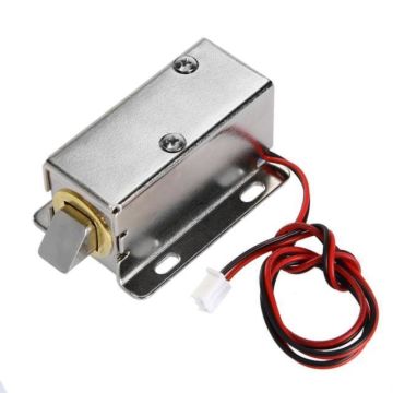 Mini Selenoid Kapı Kilidi - 12v - 27x27x18