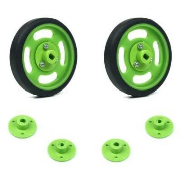 60x11mm Geçmeli Tekerlek Yeşil