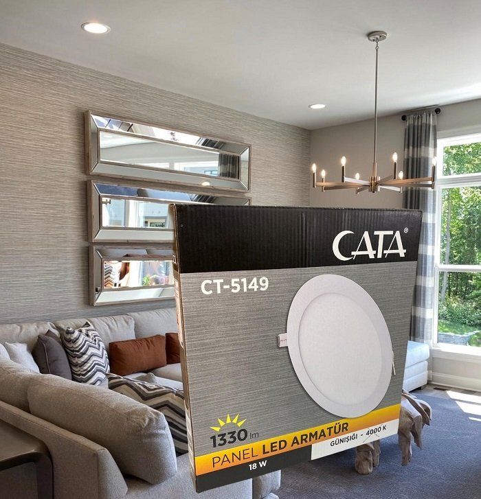 CATA 18W GÜNIŞIĞI LED PANEL ARMATÜR ( CT-5149 )