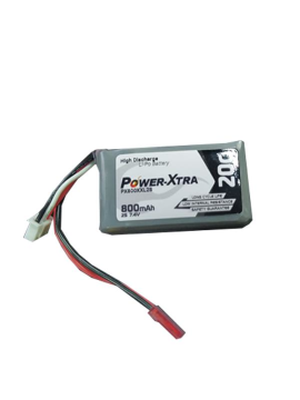Power-Xtra 7.4v 800mah 2s Lipo Pil - Lipo Batarya 20c