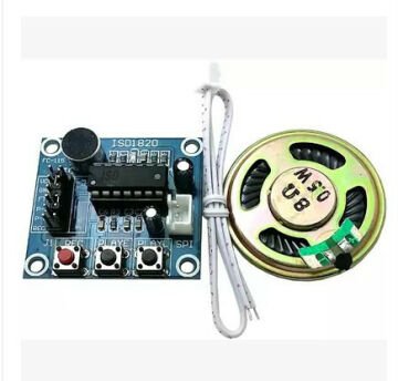 Mini Isd1820 Ses Kayıt Modülü /  Sound Recording Module + Hoparlör Hediyeli