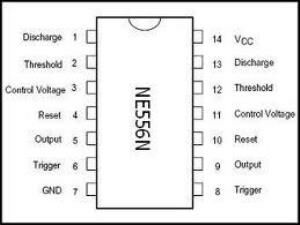 NE556 Bipolar Timer Entegre