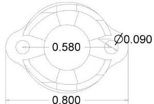 Pololu Sarhoş Tekerlek 12.7mm -  1/2¨ Plastik