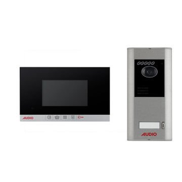 AUDIO 4,3'' GÖRÜNTÜLÜ VİLLA SET BUS PLUS BEYAZ MEKANİK BUTON