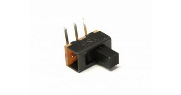 3 Pin On-Off Sürgülü Anahtar 90derece Eğik - Slide Switch Büyük Boy