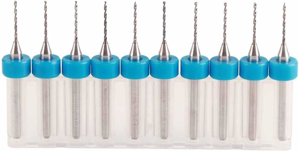 Mini Matkap Ucu 0.8mm 10 Adet