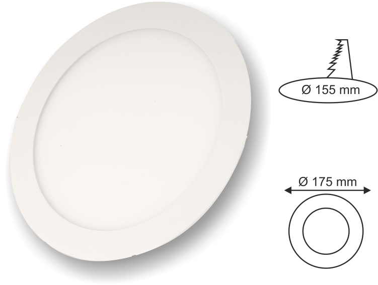CATA 15W GÜNIŞIĞI LED PANEL ARMATÜR