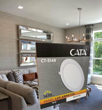 CATA 18W BEYAZ LED PANEL ARMATÜR ( CT-5149 )