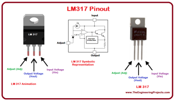 LM317 Ayarlanabilir Voltaj Regülatör Entegresi