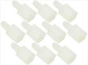 M3x10mm Plastik Distans-Spacer Erkek- Dişi 1 Adet