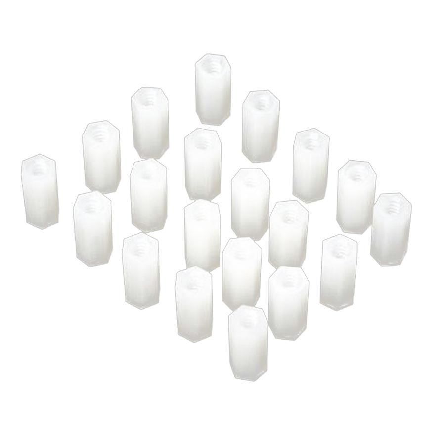 M3x15mm Plastik Distans-Spacer Dişi- Dişi 1 Adet