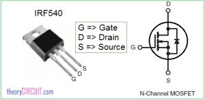 IRF540 - 28a 100v Mosfet - To220 Mofset