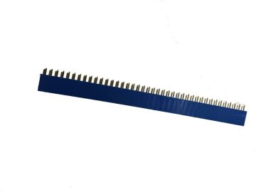 1x40 Pin Dişi Header 2.54 mm - 0.1inch Mavi Renkli