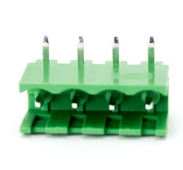 5.08mm 90 Derece Geçmeli  Erkek Klemens-4 Pin