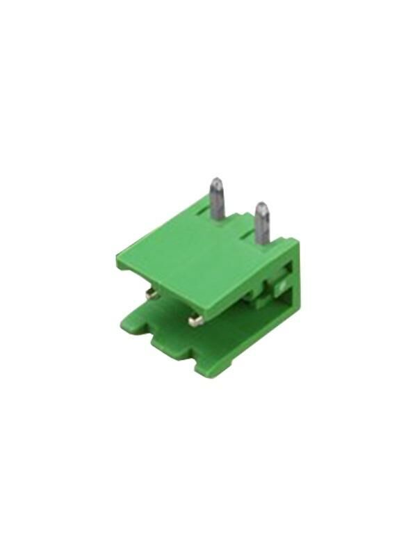 5.08mm 90 Derece Geçmeli  Erkek Klemens-2 Pin