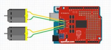 Ardumoto Motor Sürücü Shield  - L298P Motor Sürücü Modül