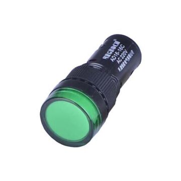 Ledli Sinyal Lambası - Yeşil 24v