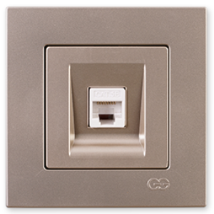 GÜNSAN EQONA M. BEJ TEKLİ DATA PRİZ RJ45 (CAT6) (MKZ)
