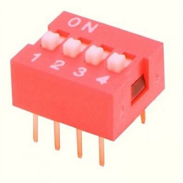 4'lü Dip Switch - 4x2