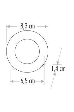 HOROZ SLIM-3W BEYAZ LED PANEL ARMATÜR