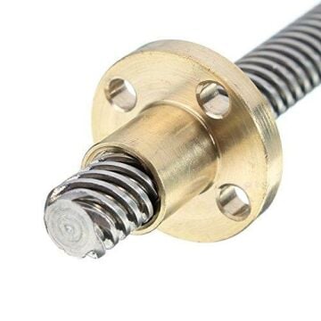 3d Yazıcı 300mm Trapez Mil + T8 Somun Dahil