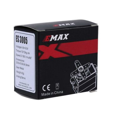 Emax ES3005 Servo Motor Orijinal Metal Analog Servo 42gr Su Geçirmez