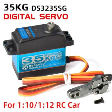 Ds3235 Servo Motor 35kg Yüksek Torklu Dijital Servo Metal Dişli Su Geçirmez