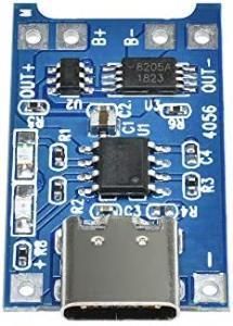 Tp4056 Korumalı Lityum İon Batarya Pil Şarj Modülü 5v 1a-Type C
