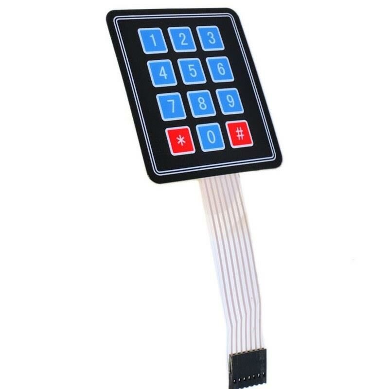 3x4 Membran Tuş Takımı