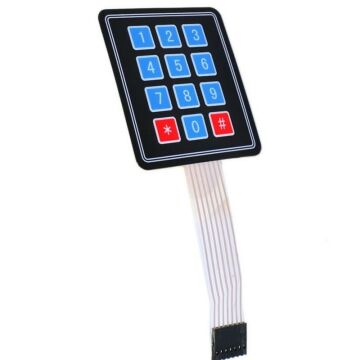 3x4 Membran Tuş Takımı