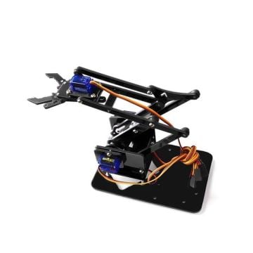 Pleksi Robot Kol Seti-Sg90 Servo Motor Dahil - Demonte