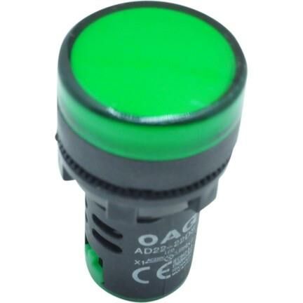 Oag Ledli Sinyal Lambası - Yeşil 220v