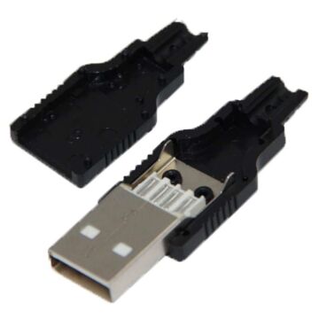 Usb 2.0 Erkek Lehimlenebilir Soket