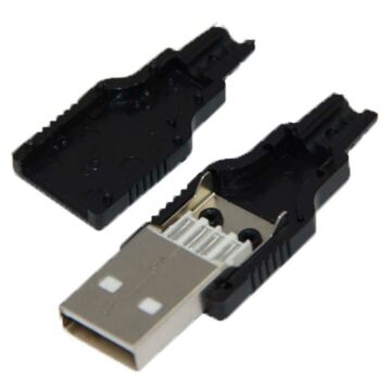 Usb 2.0 Erkek Lehimlenebilir Soket