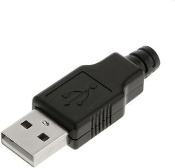 Usb 2.0 Erkek Lehimlenebilir Soket