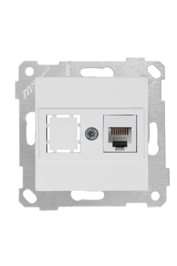 RİTA BEYAZ TELEFON PRİZİ 1XRJ12 (MKZ)